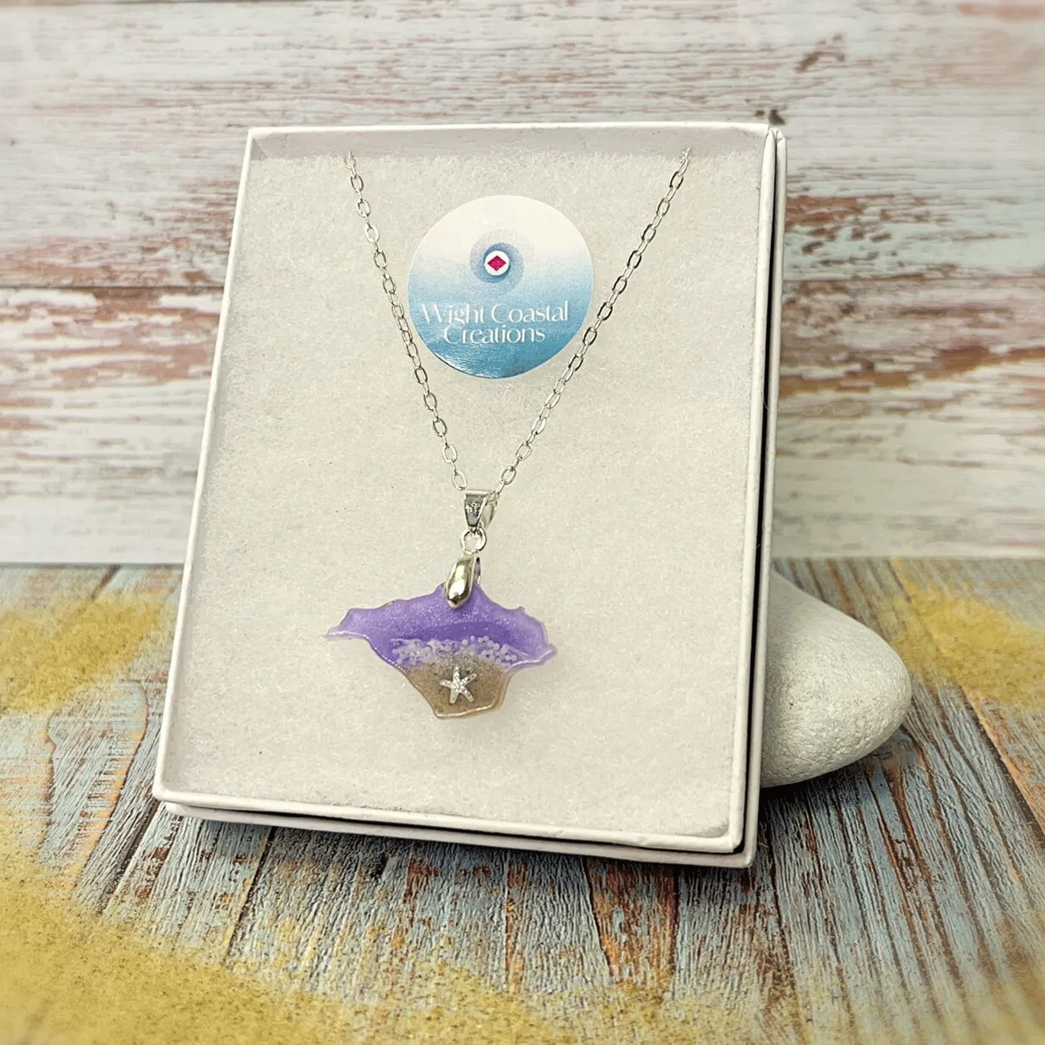 Isle of Wight Necklace - Purple