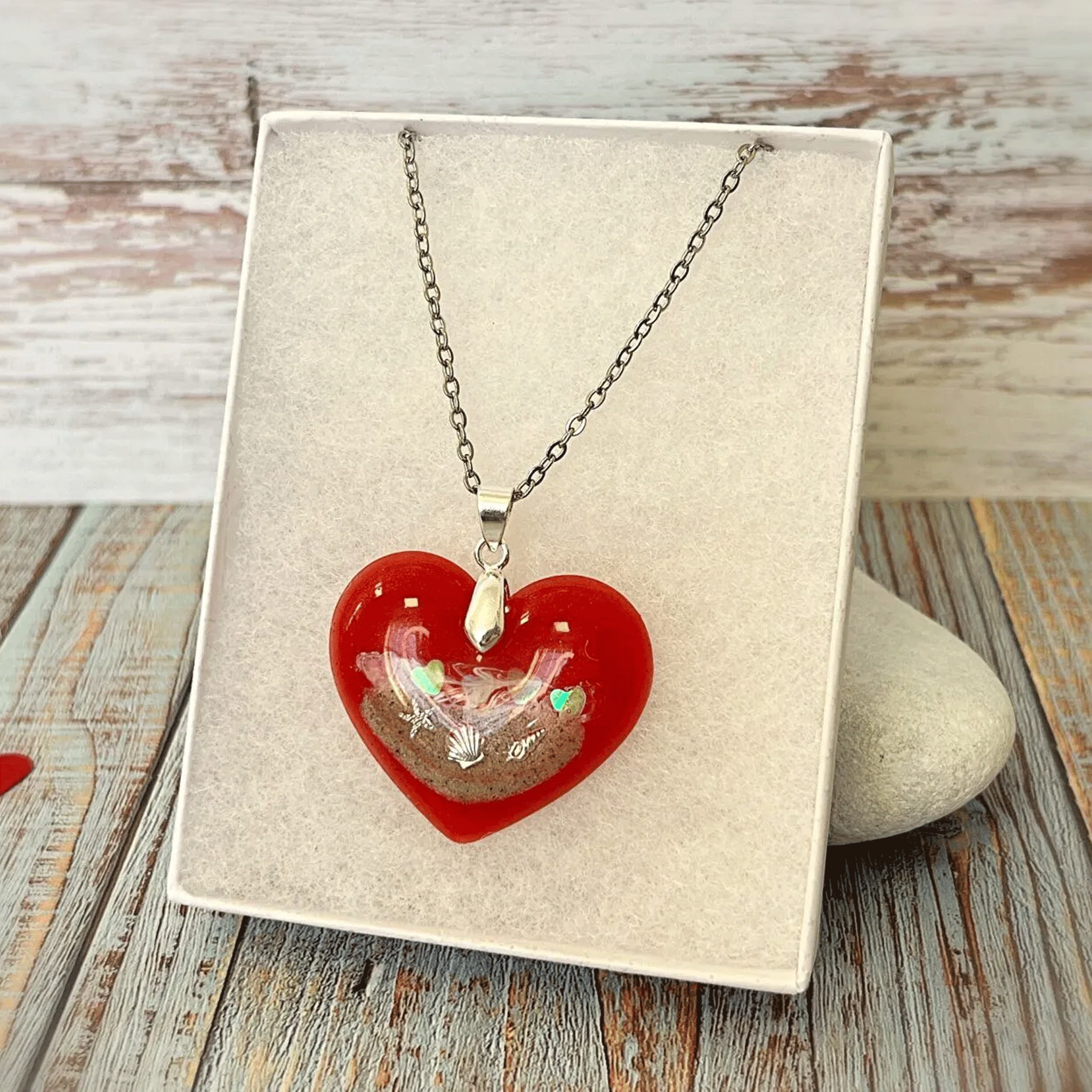 Large Heart Valentine Necklace